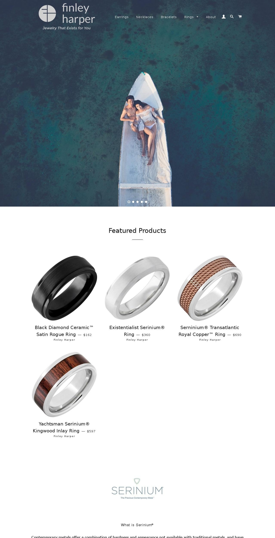 finleyharper.com — Shopify storefront screenshot