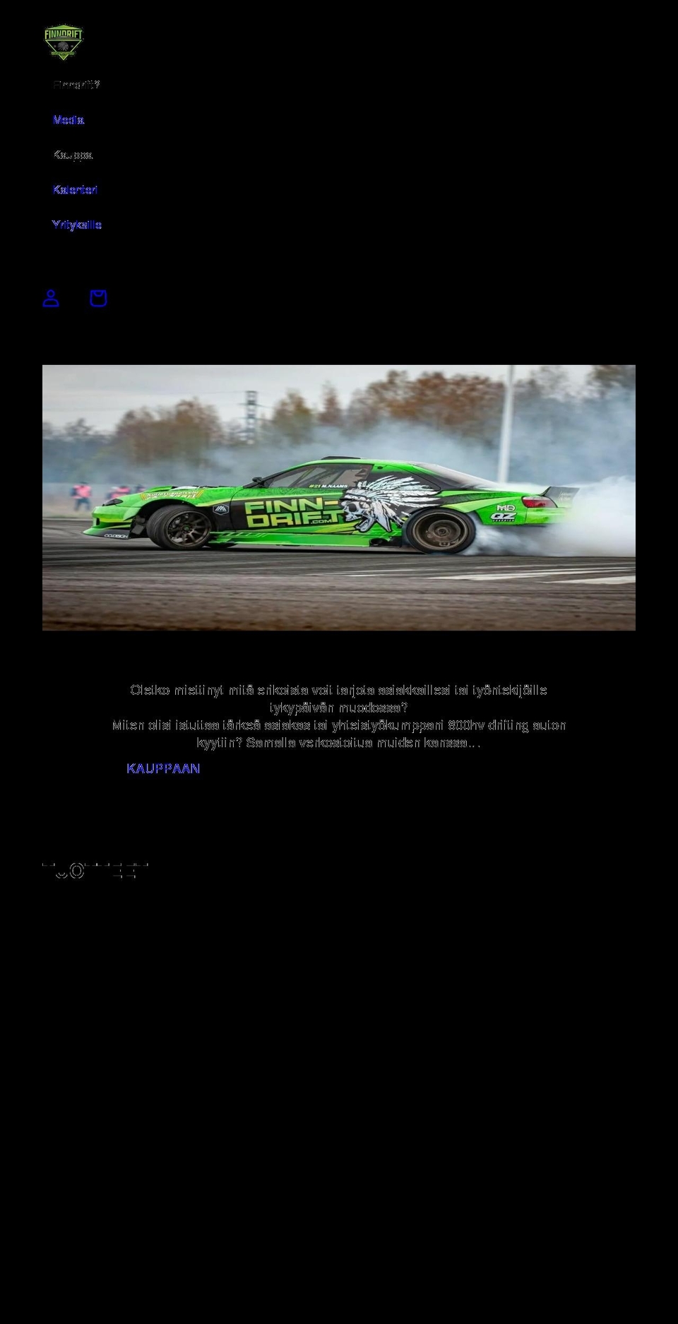 finn-drift.com shopify website screenshot