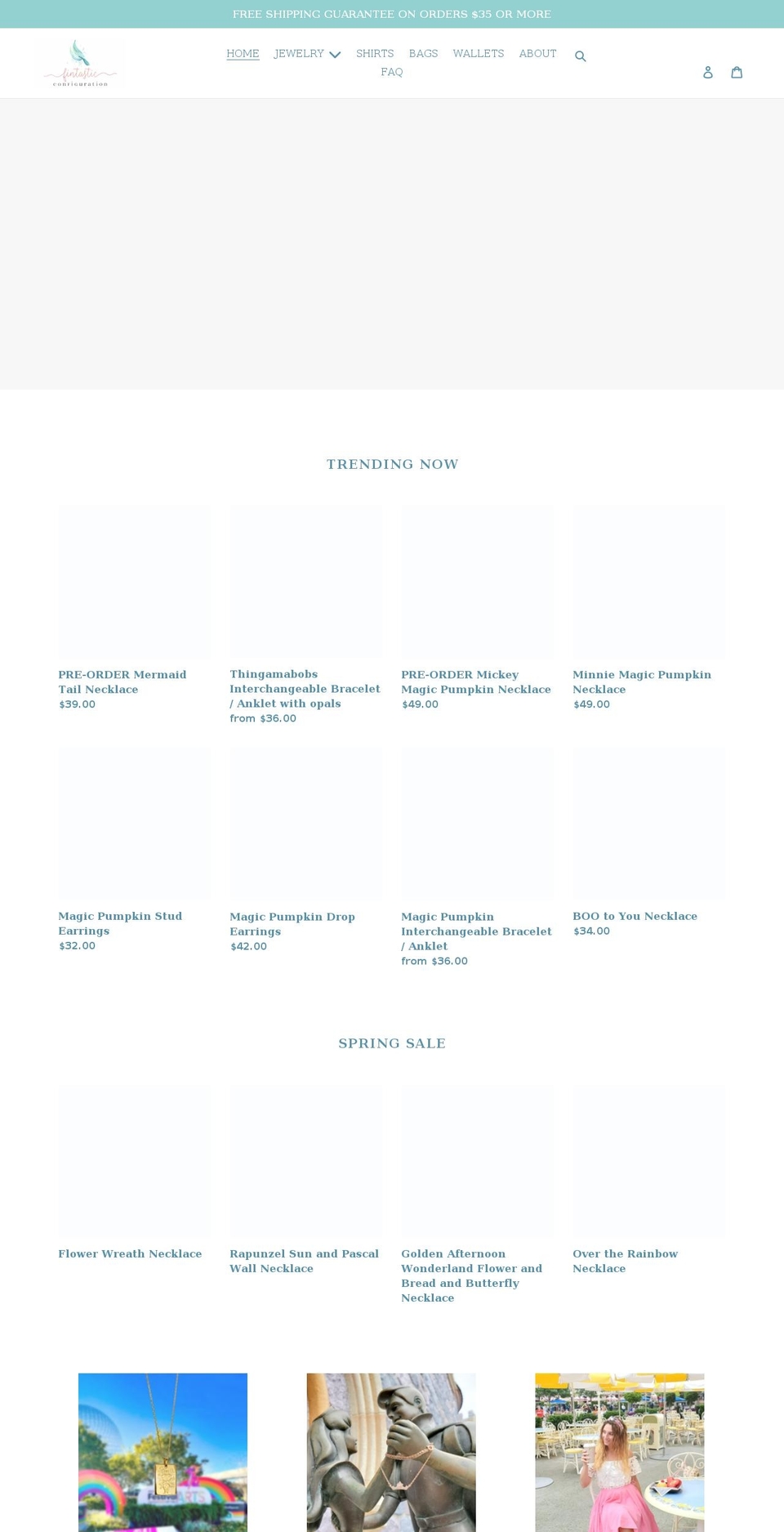 fintasticconfiguration.com shopify website screenshot