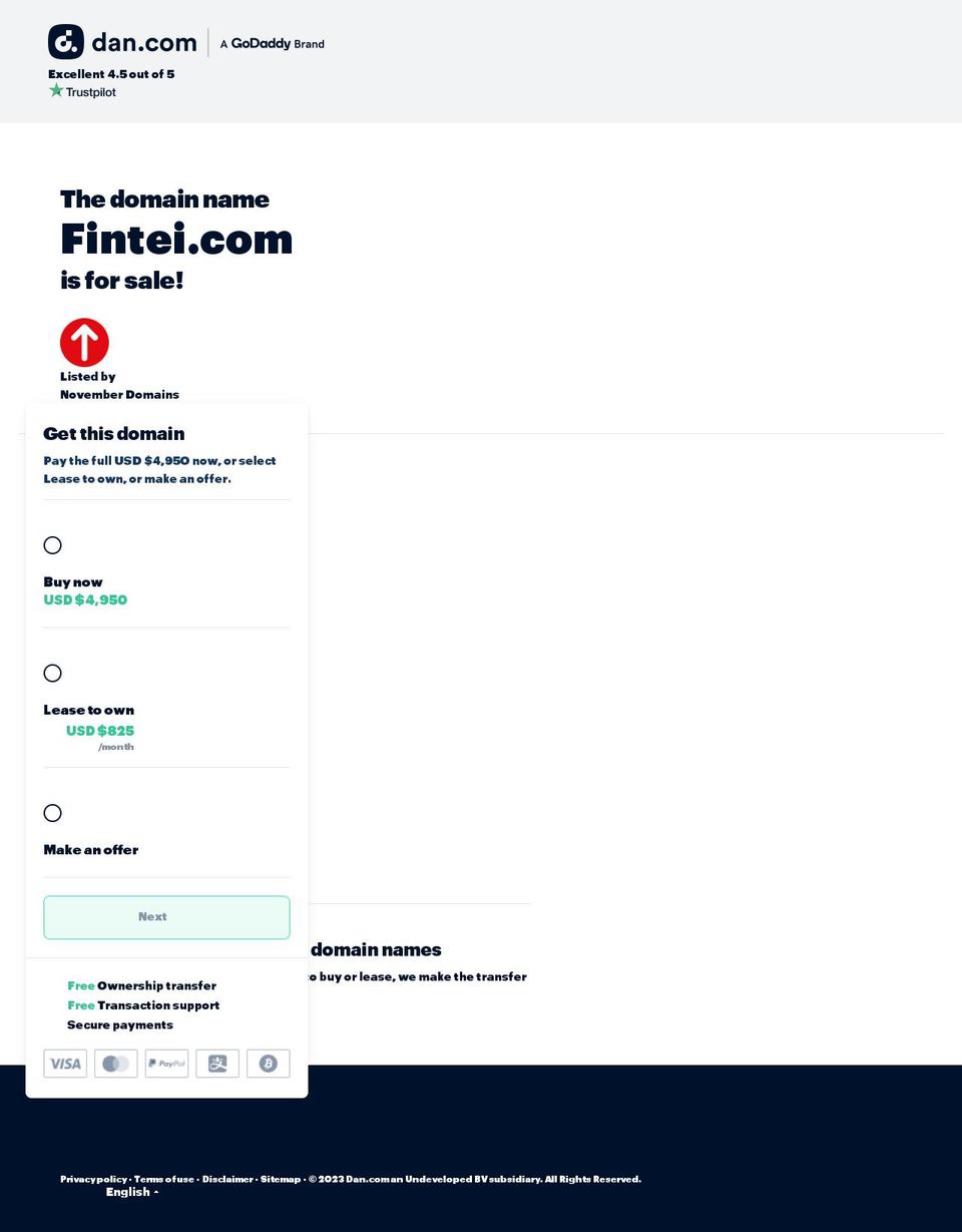 fintei.com — Shopify storefront screenshot
