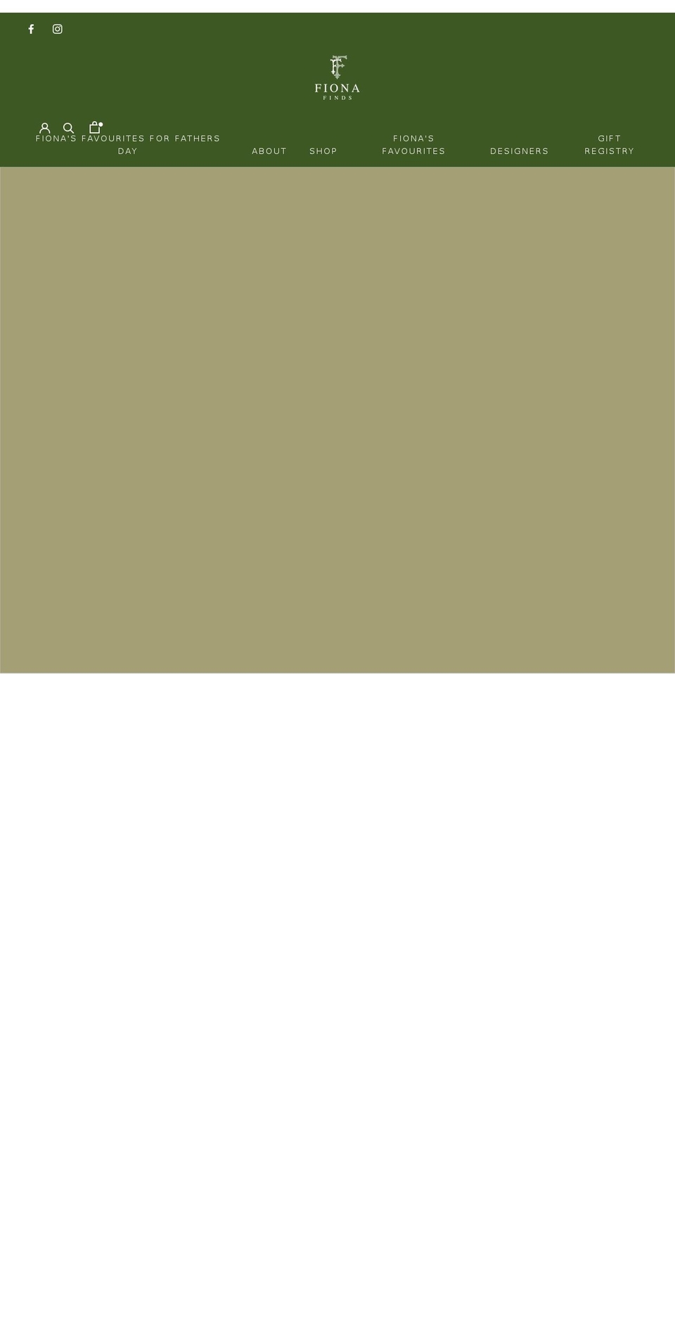 fionafinds.co.uk shopify website screenshot