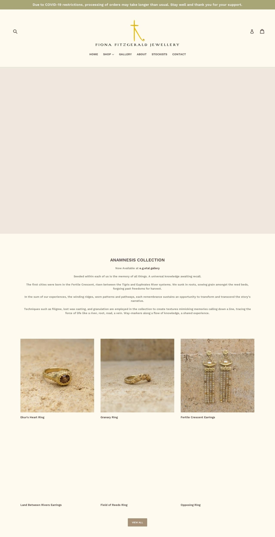 fionafitzgerald.com.au shopify website screenshot