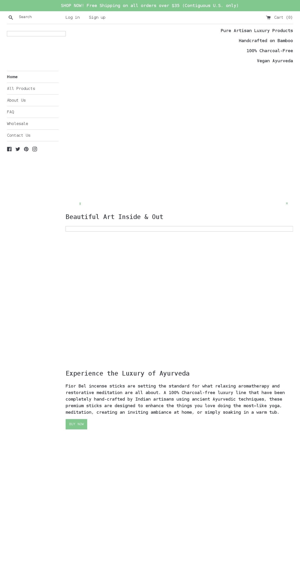 fiorbel.com shopify website screenshot
