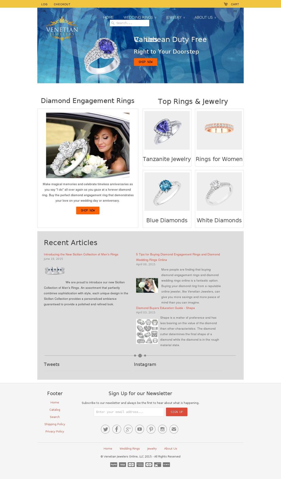 fioridiamond.com — Shopify storefront screenshot