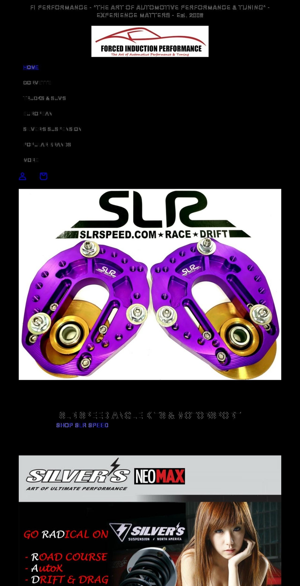 fiperformance.com shopify website screenshot