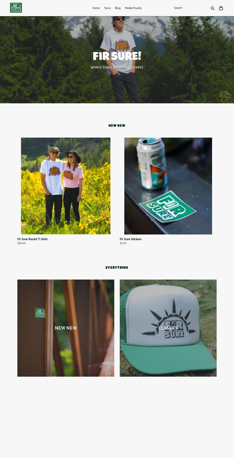 fir-sure.com — Shopify storefront screenshot
