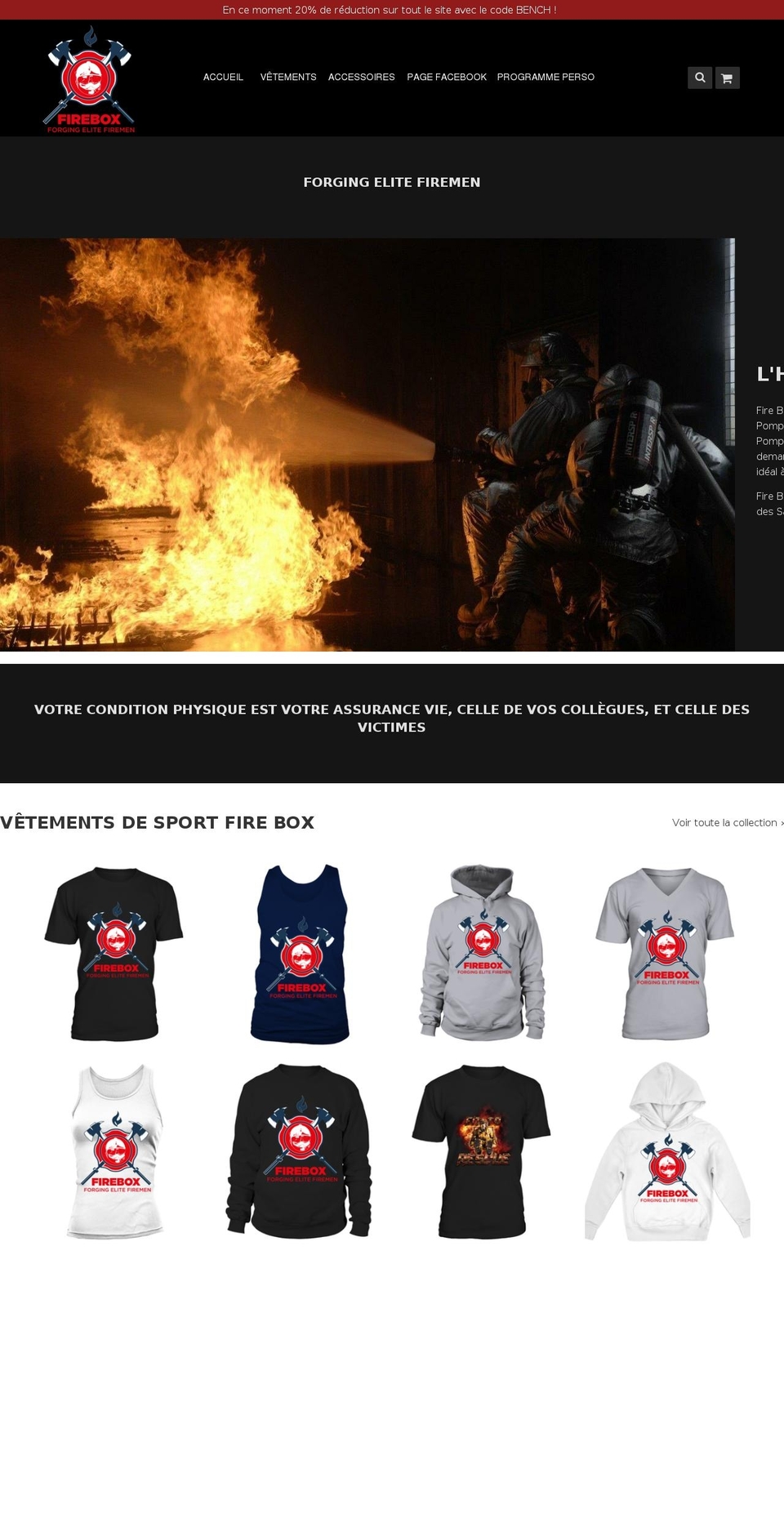 speedfly-1-06 Shopify theme site example fire-box.fr