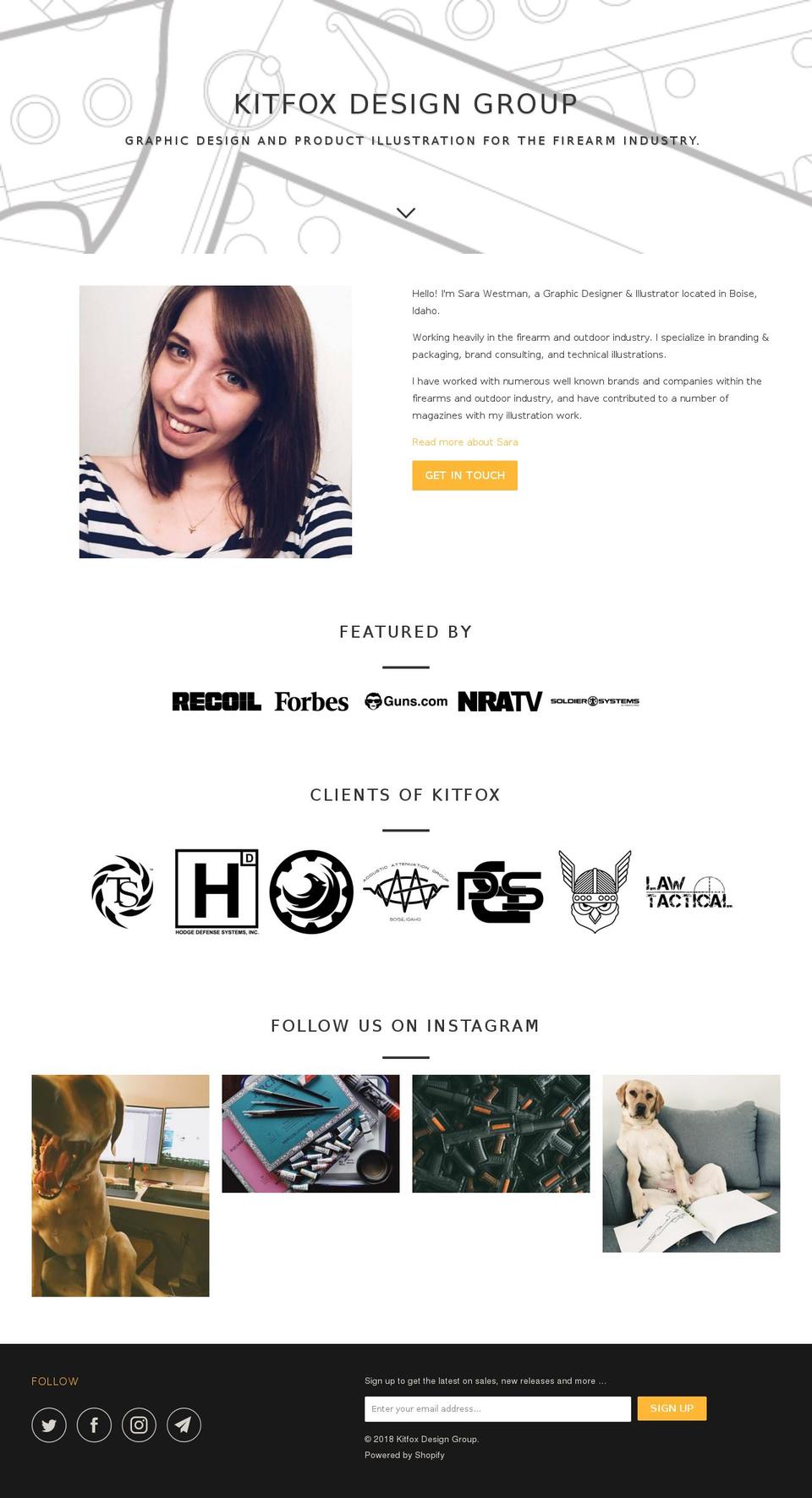 firearmcoloringbook.com — Shopify storefront screenshot