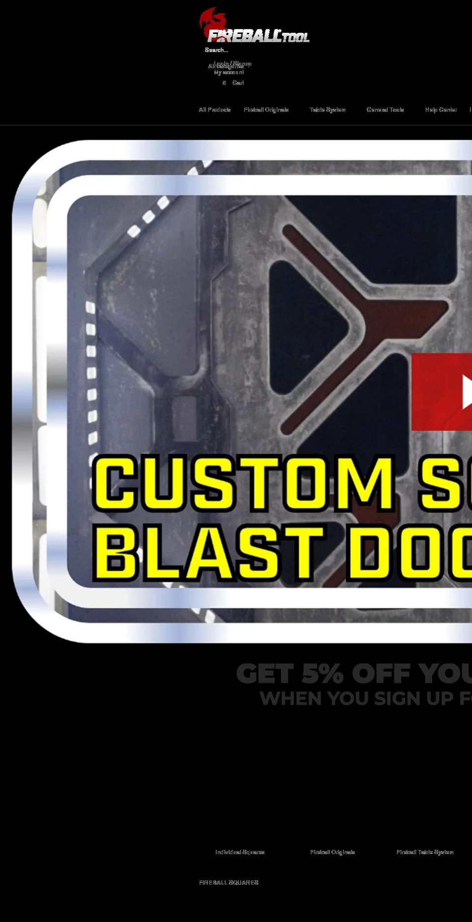 fireballtool.com shopify website screenshot