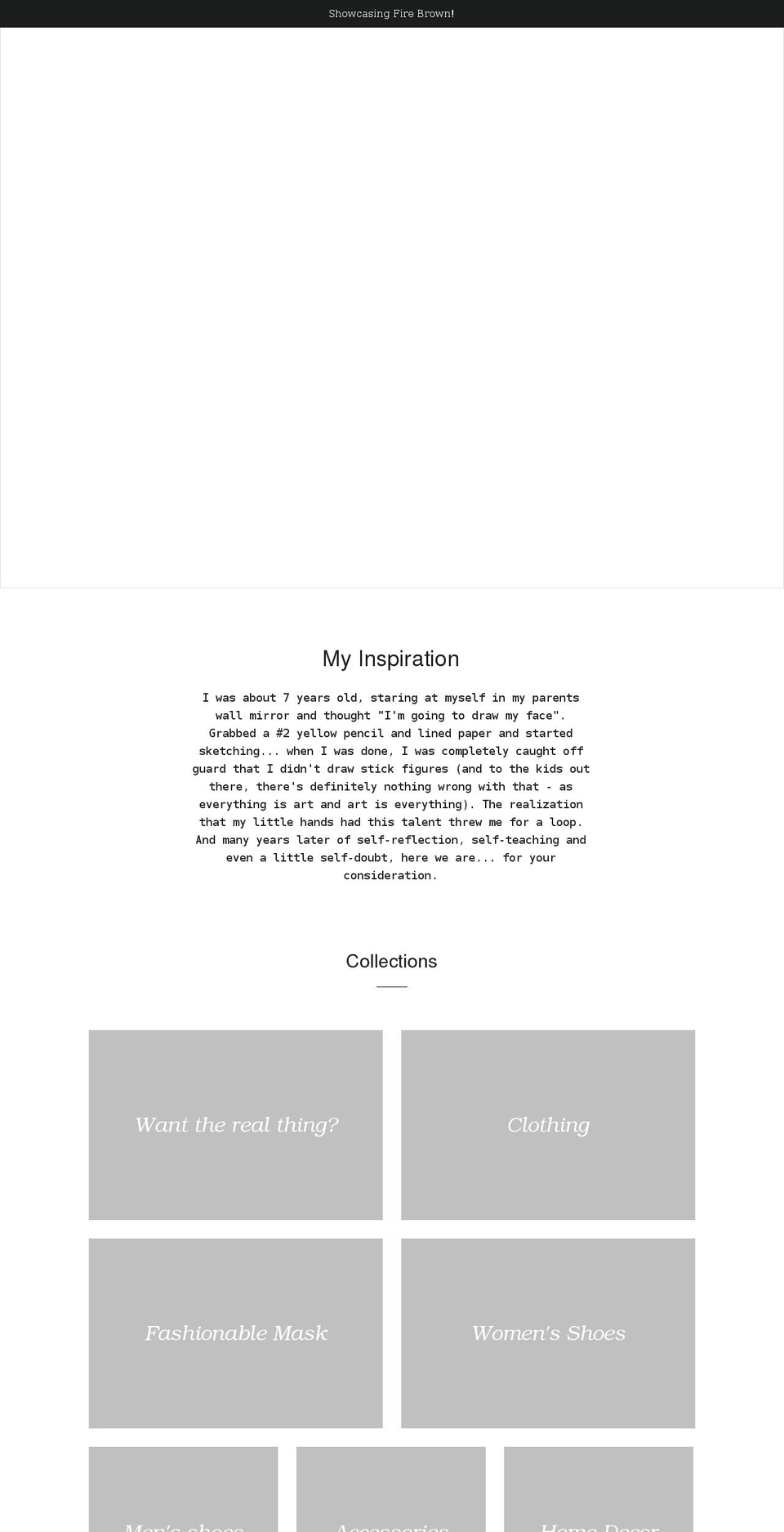 firebrown.com shopify website screenshot