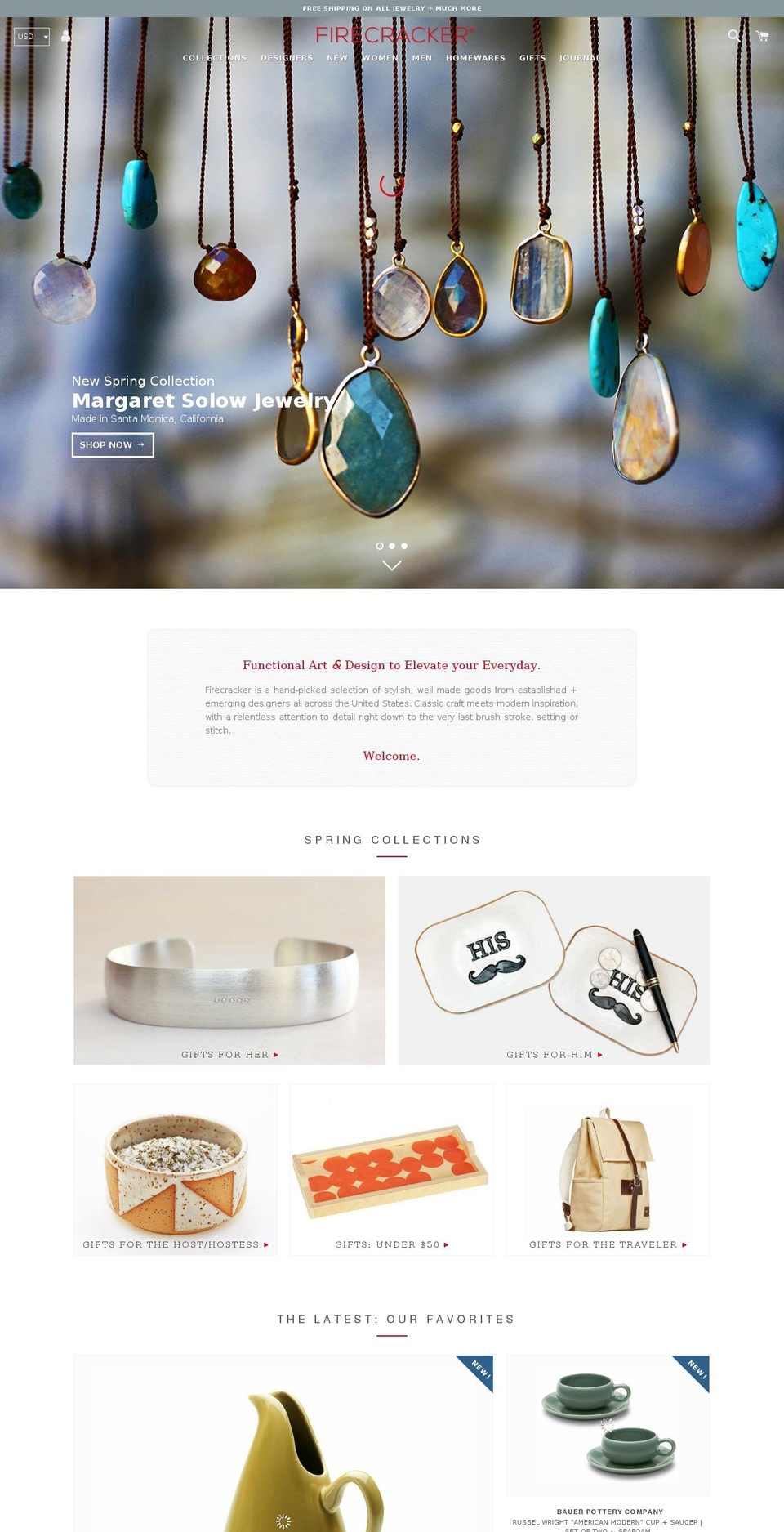 firecrackerusa.com shopify website screenshot