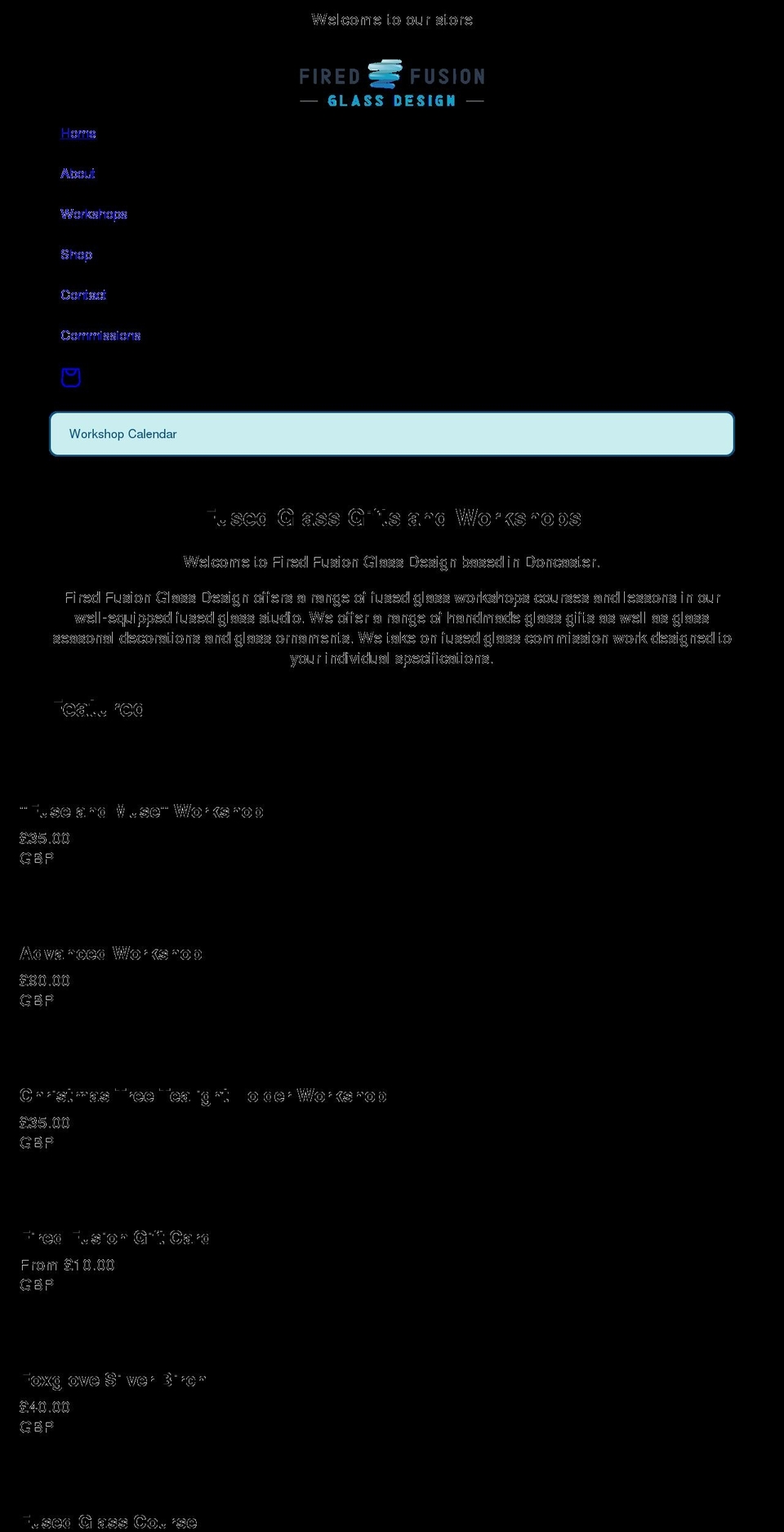 firedfusion.com shopify website screenshot