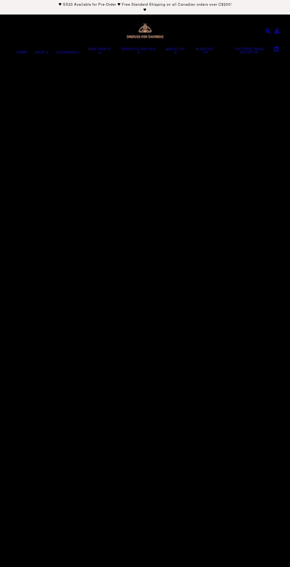 firefliesforlanterns.com — Shopify storefront screenshot
