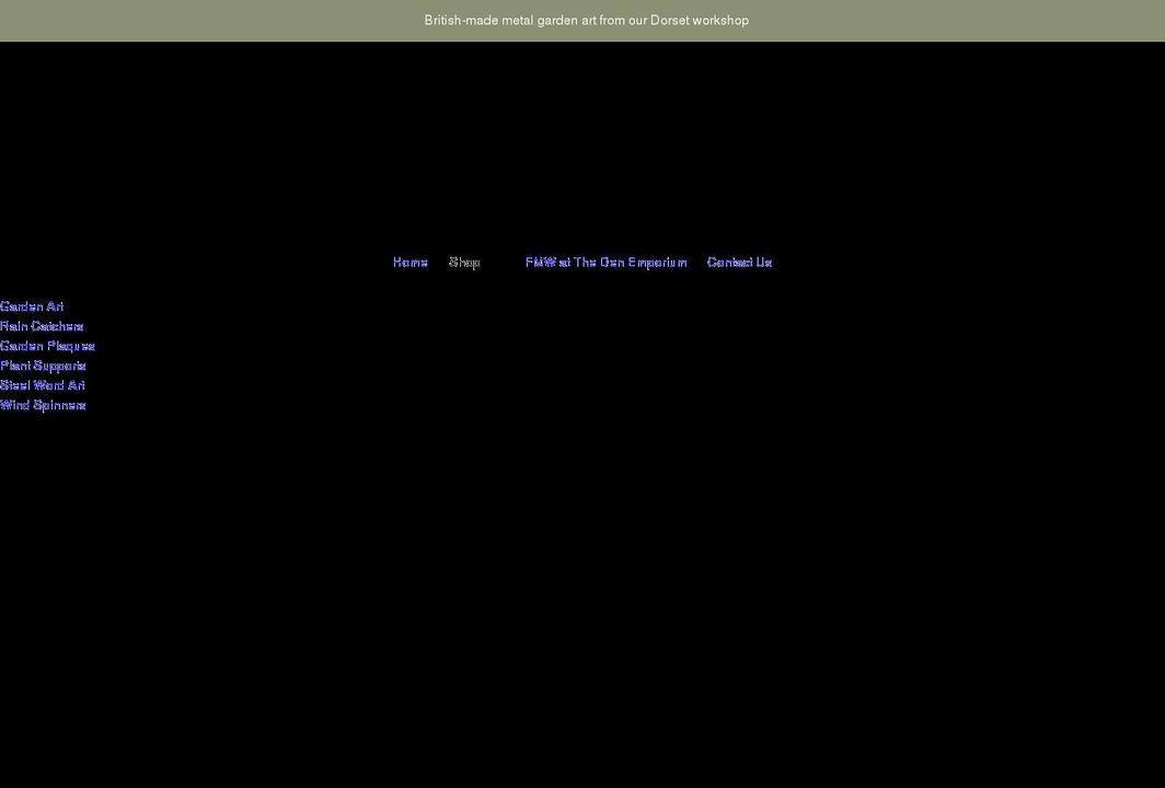 fireflymetalworks.co.uk shopify website screenshot