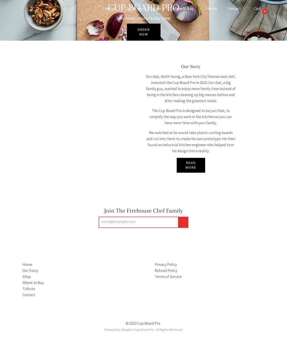firehousechefky.com shopify website screenshot