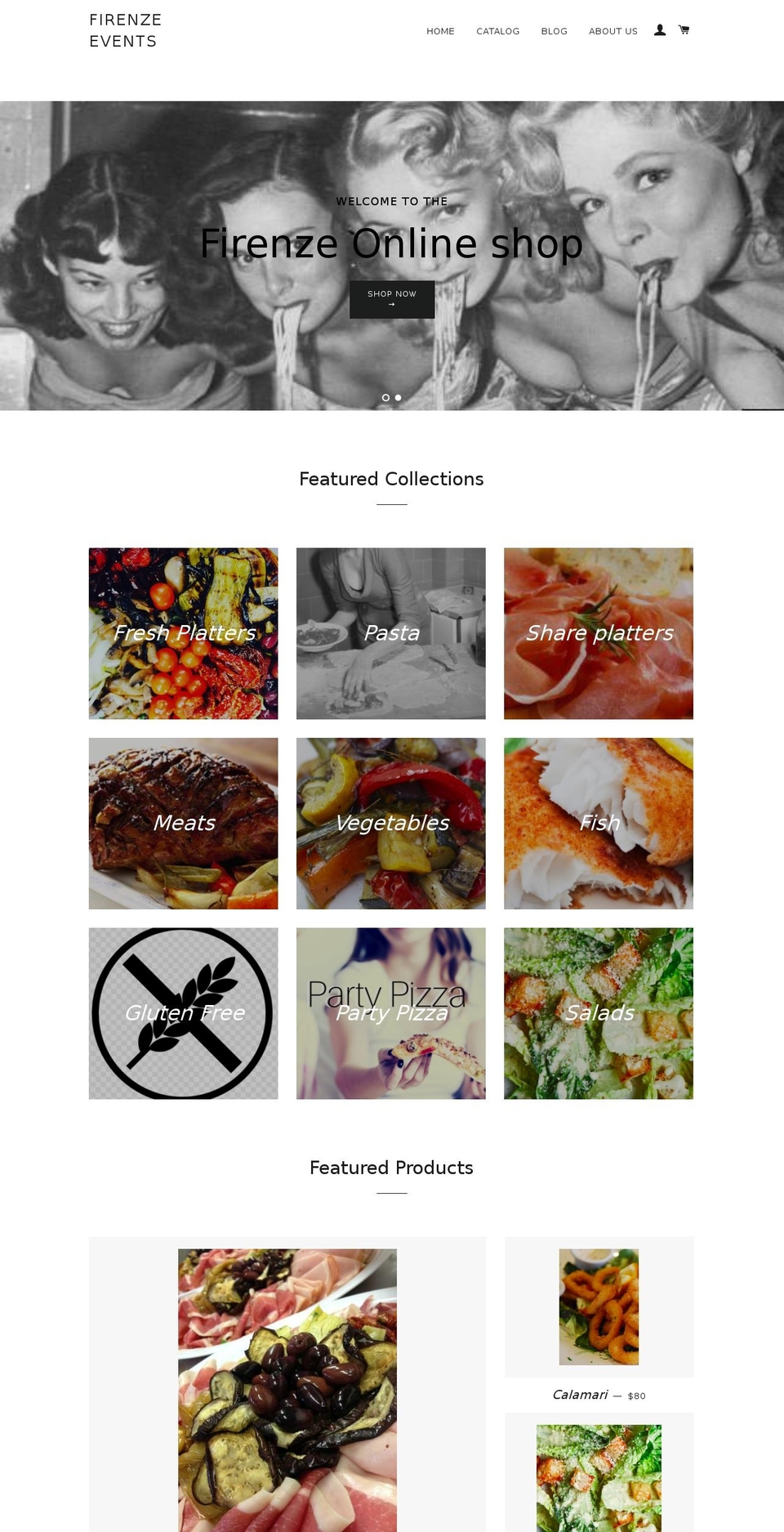 firenzeonlinestore.com — Shopify storefront screenshot