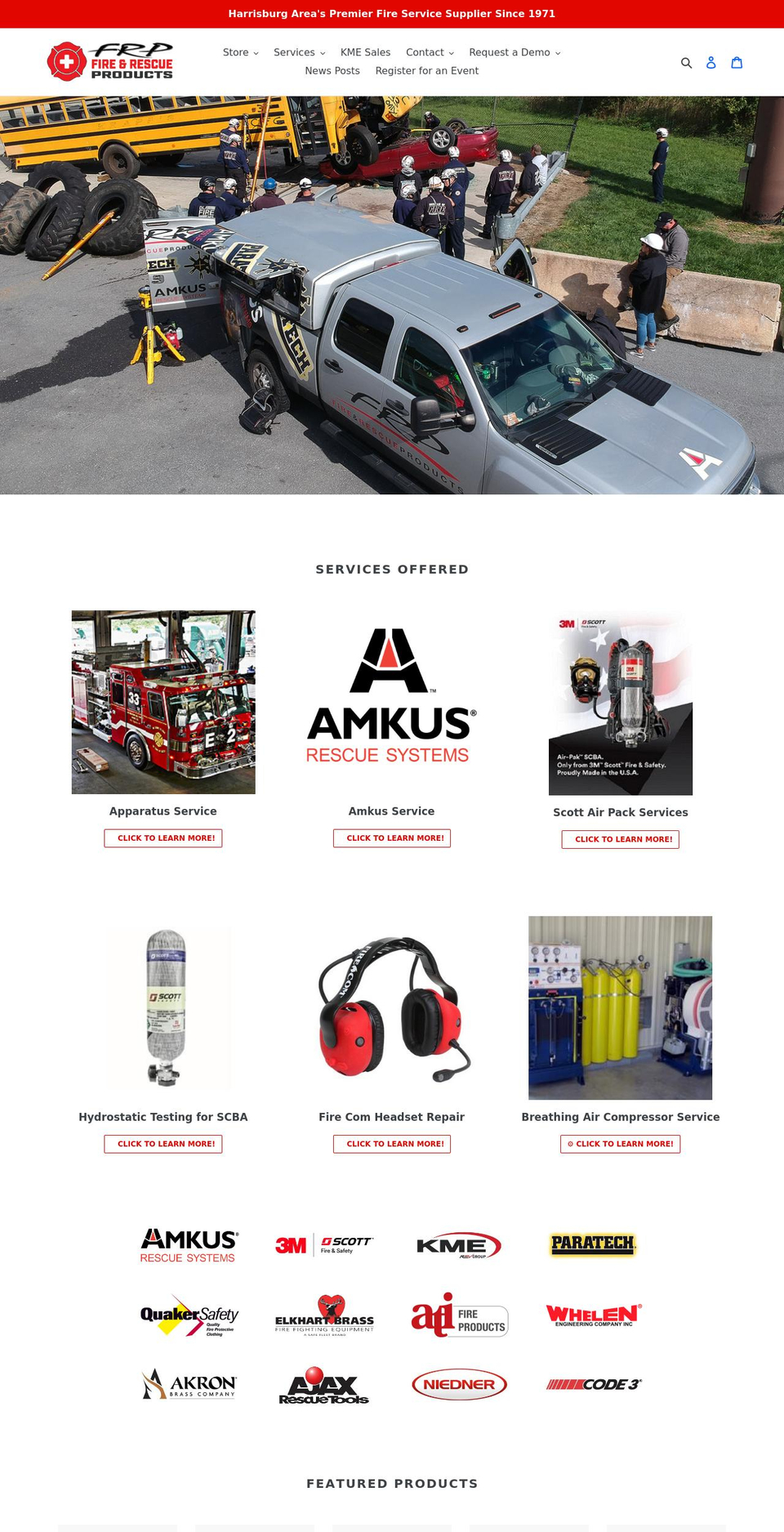 firerps.com shopify website screenshot