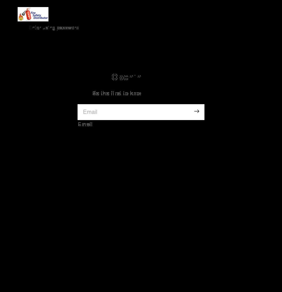 firesafetydistributor.com shopify website screenshot