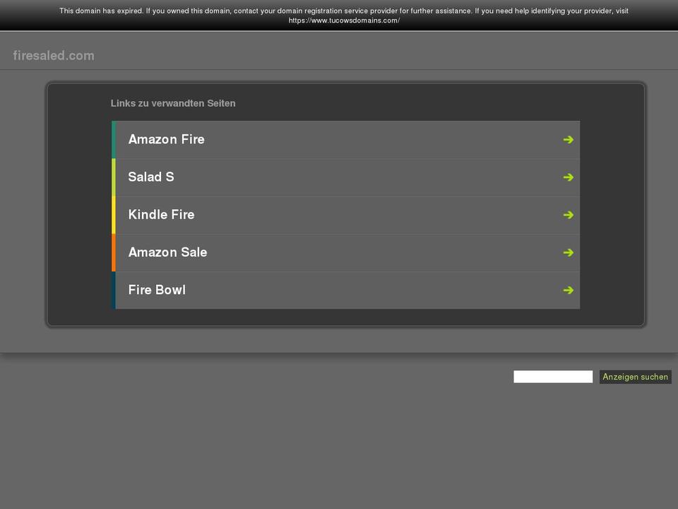 firesaled.com shopify website screenshot