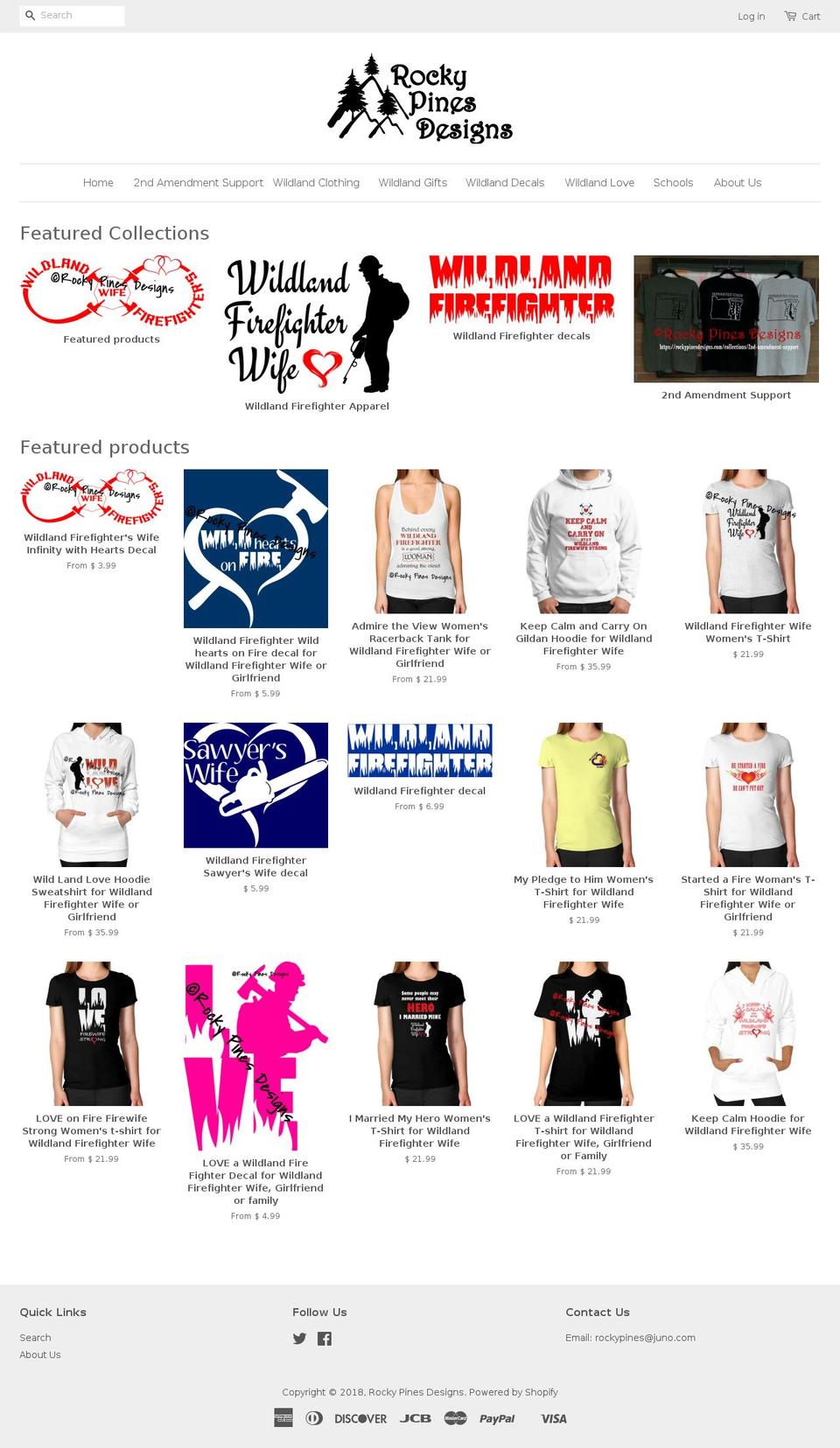 firewifestrong.com shopify website screenshot