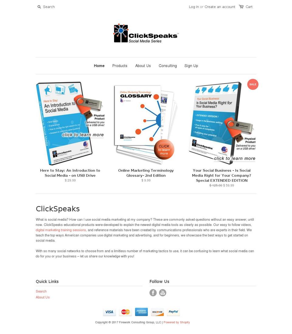 fireworkconsultinggroup.com shopify website screenshot