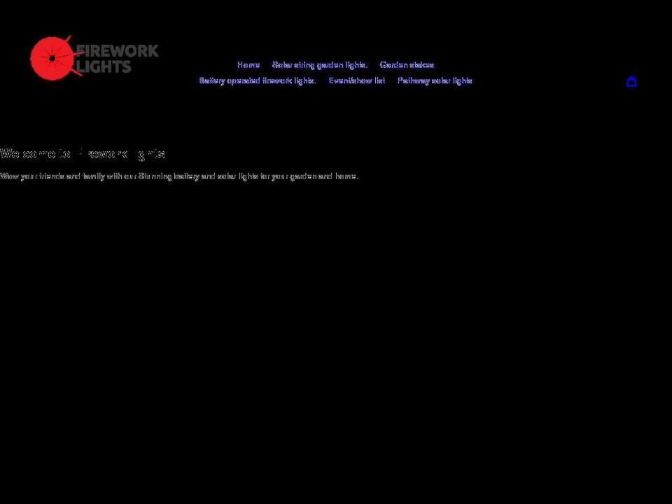 fireworklights.co.uk shopify website screenshot
