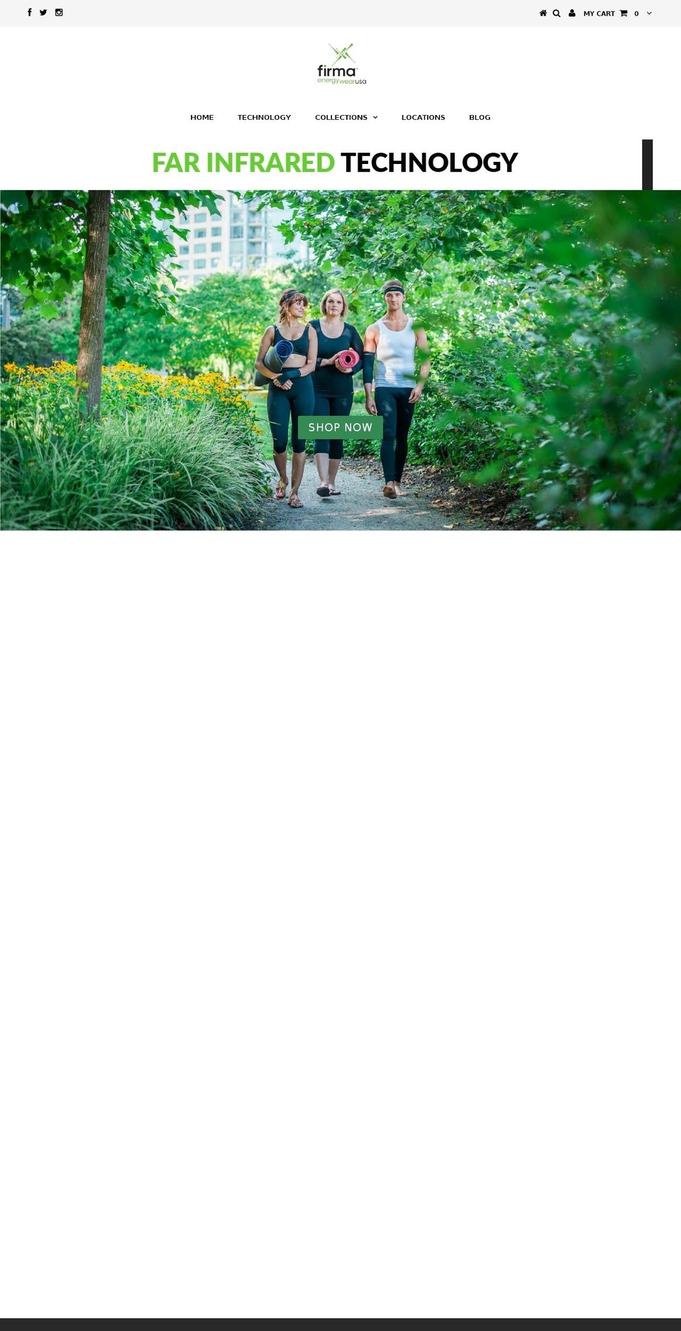 firmaenergywearusa.com shopify website screenshot