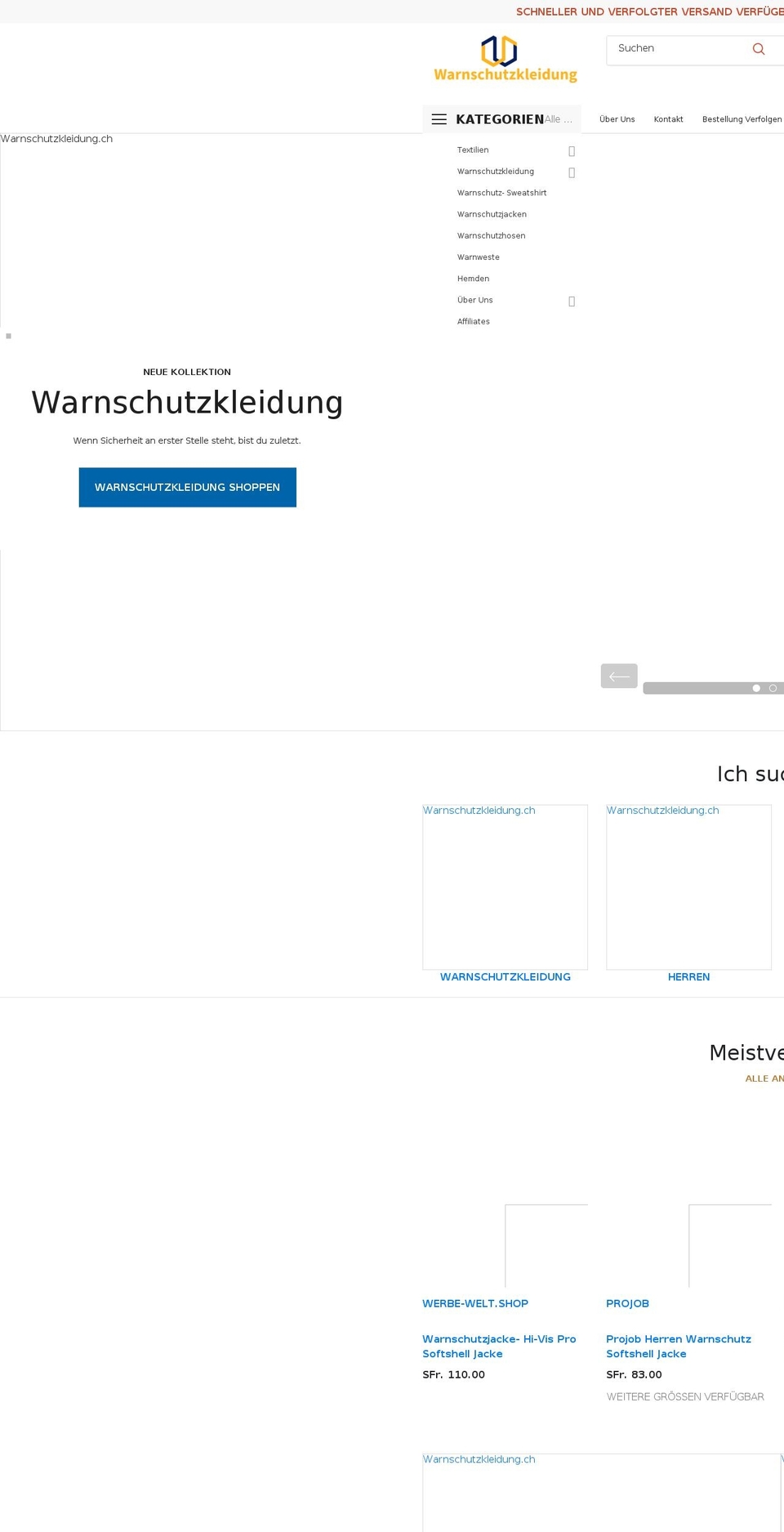 firmenlogobesticken.ch shopify website screenshot