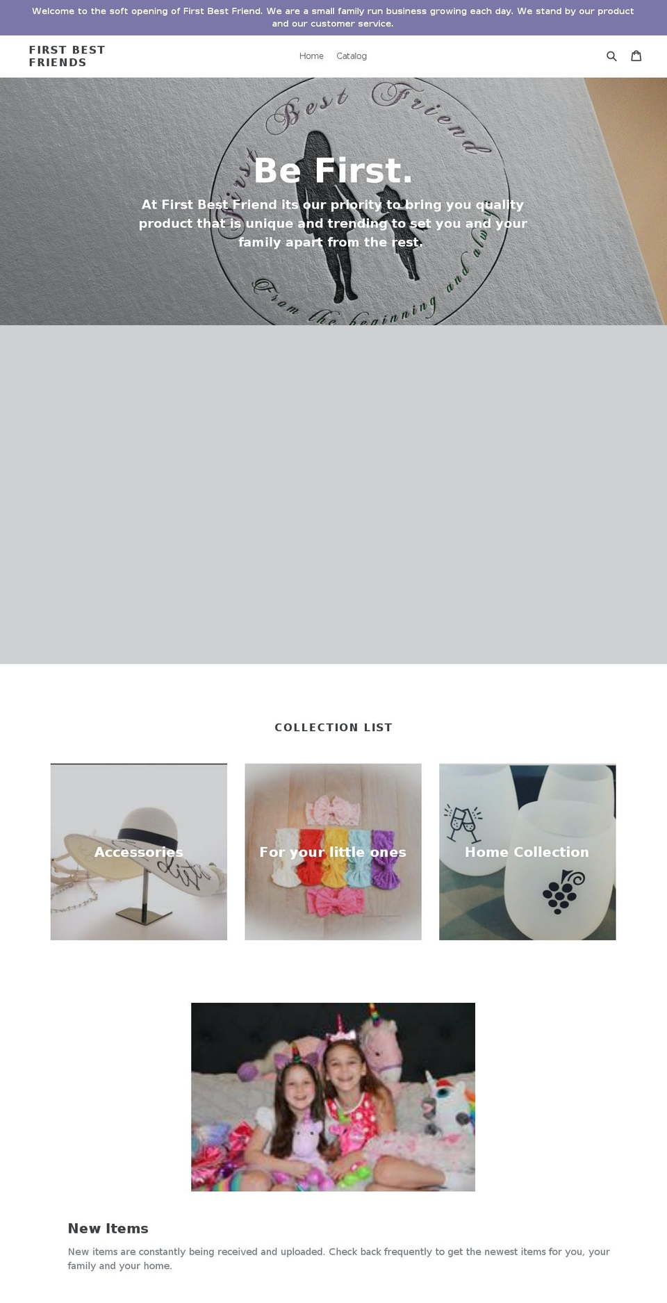 firstbestfriend.com — Shopify storefront screenshot