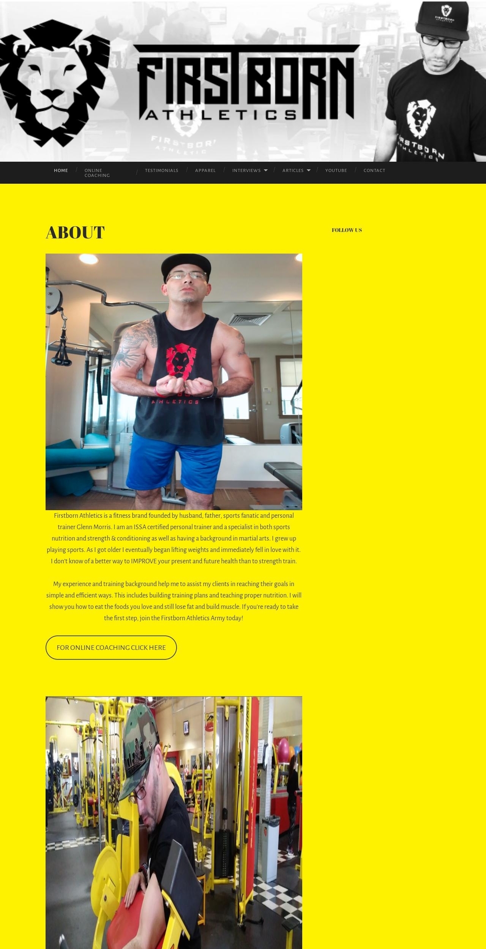 firstbornathletics.com — Shopify storefront screenshot
