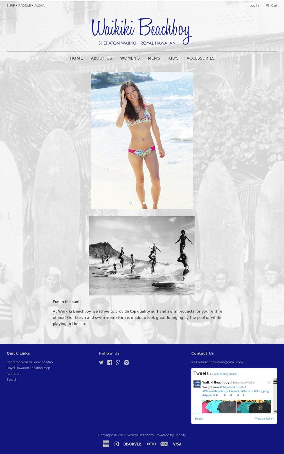 firstbreakwaikiki.com shopify website screenshot