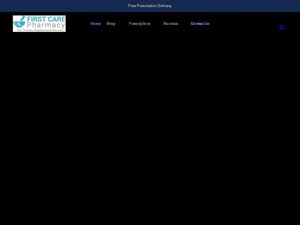 firstcarepharmacy.ca shopify website screenshot