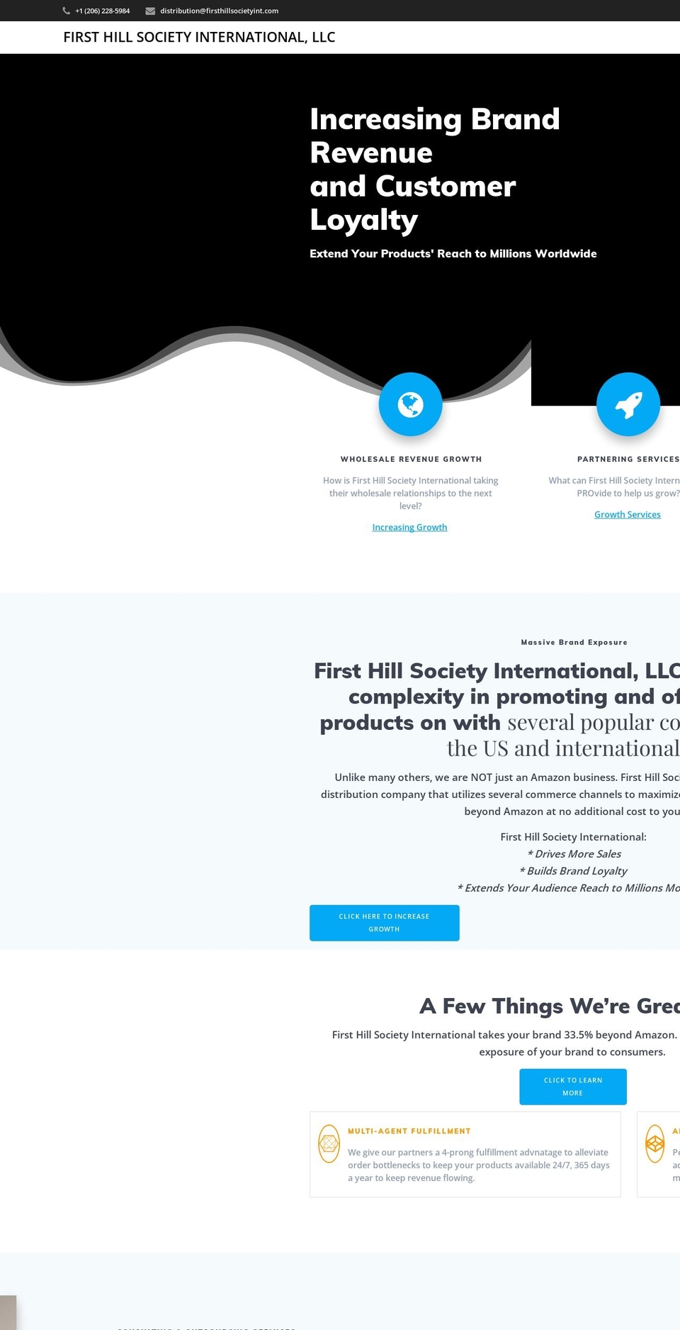 firsthillsociety.com shopify website screenshot