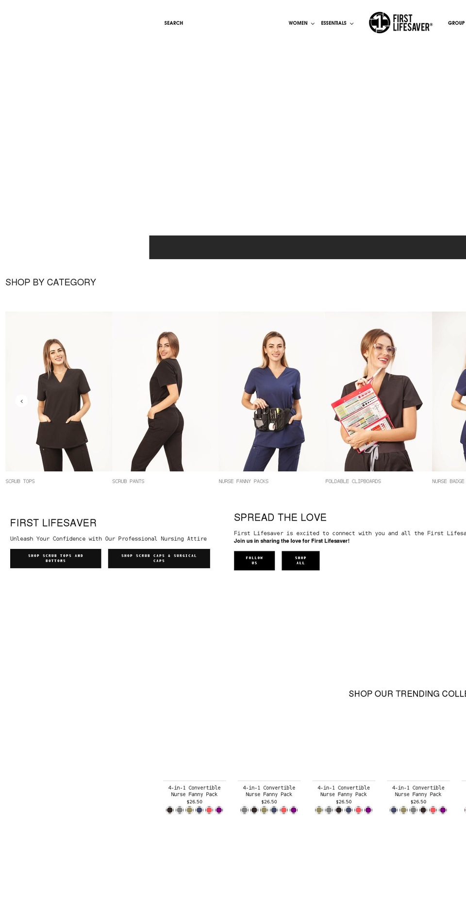 firstlifesaver.com shopify website screenshot