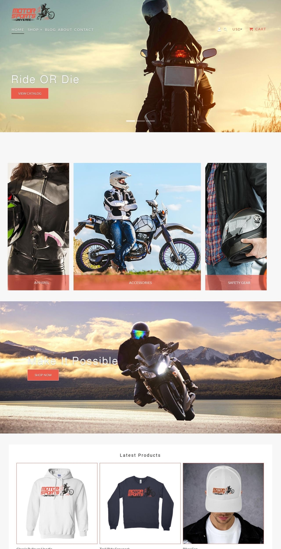 firstmotorsports.com shopify website screenshot