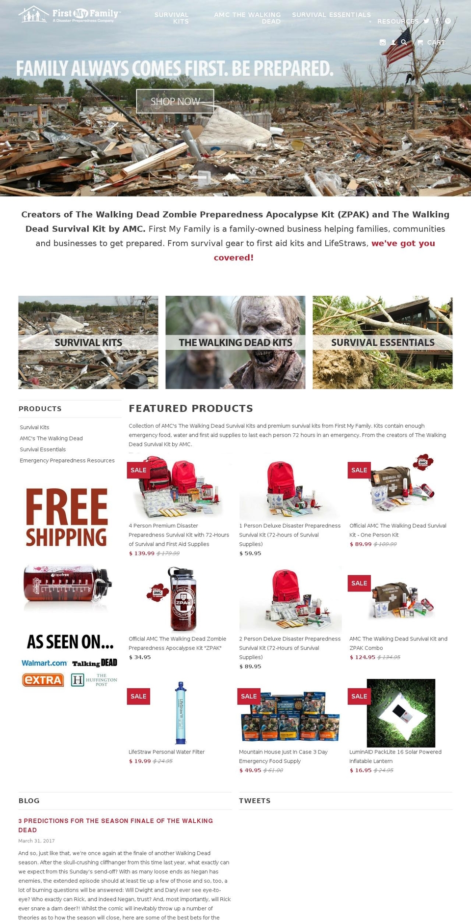 firstmyfamily.com shopify website screenshot