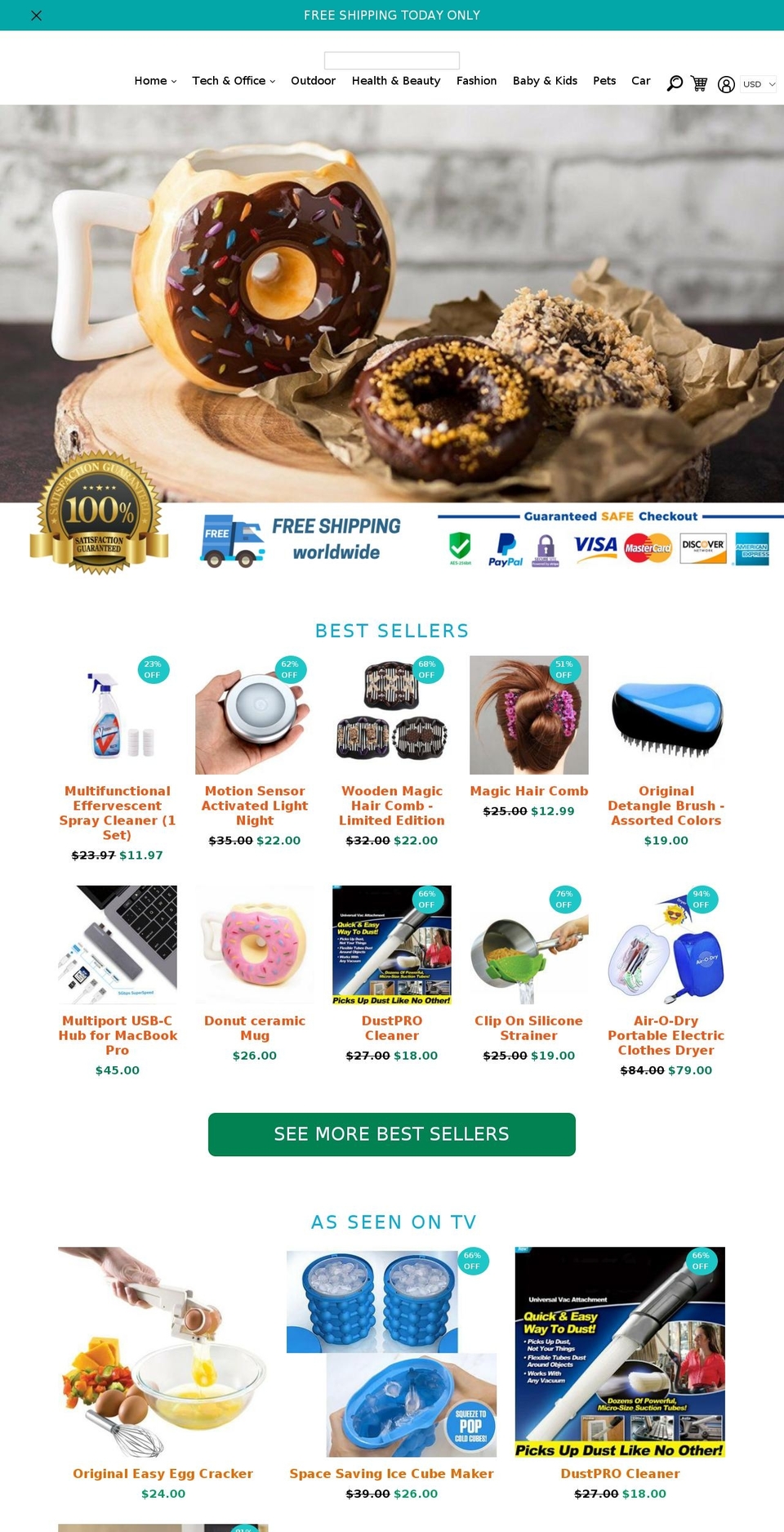firstplacedeals.com shopify website screenshot