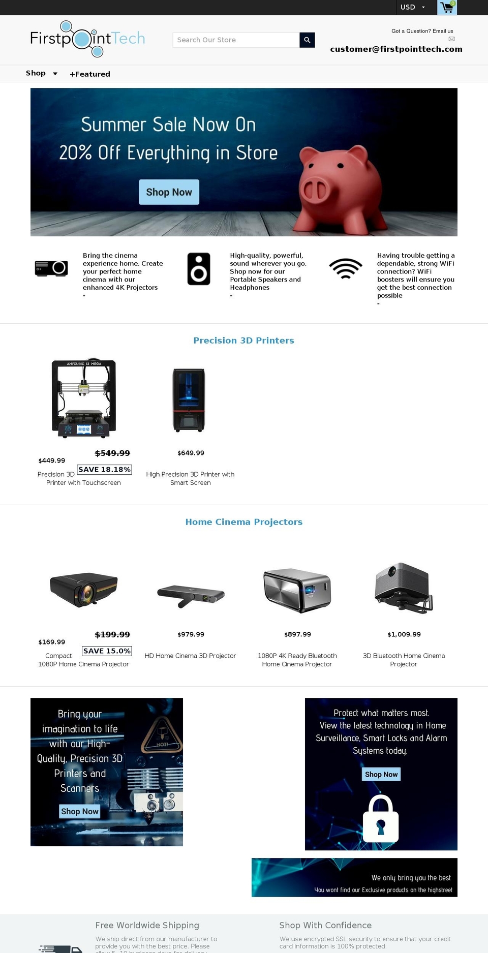 firstpointtech.com — Shopify storefront screenshot