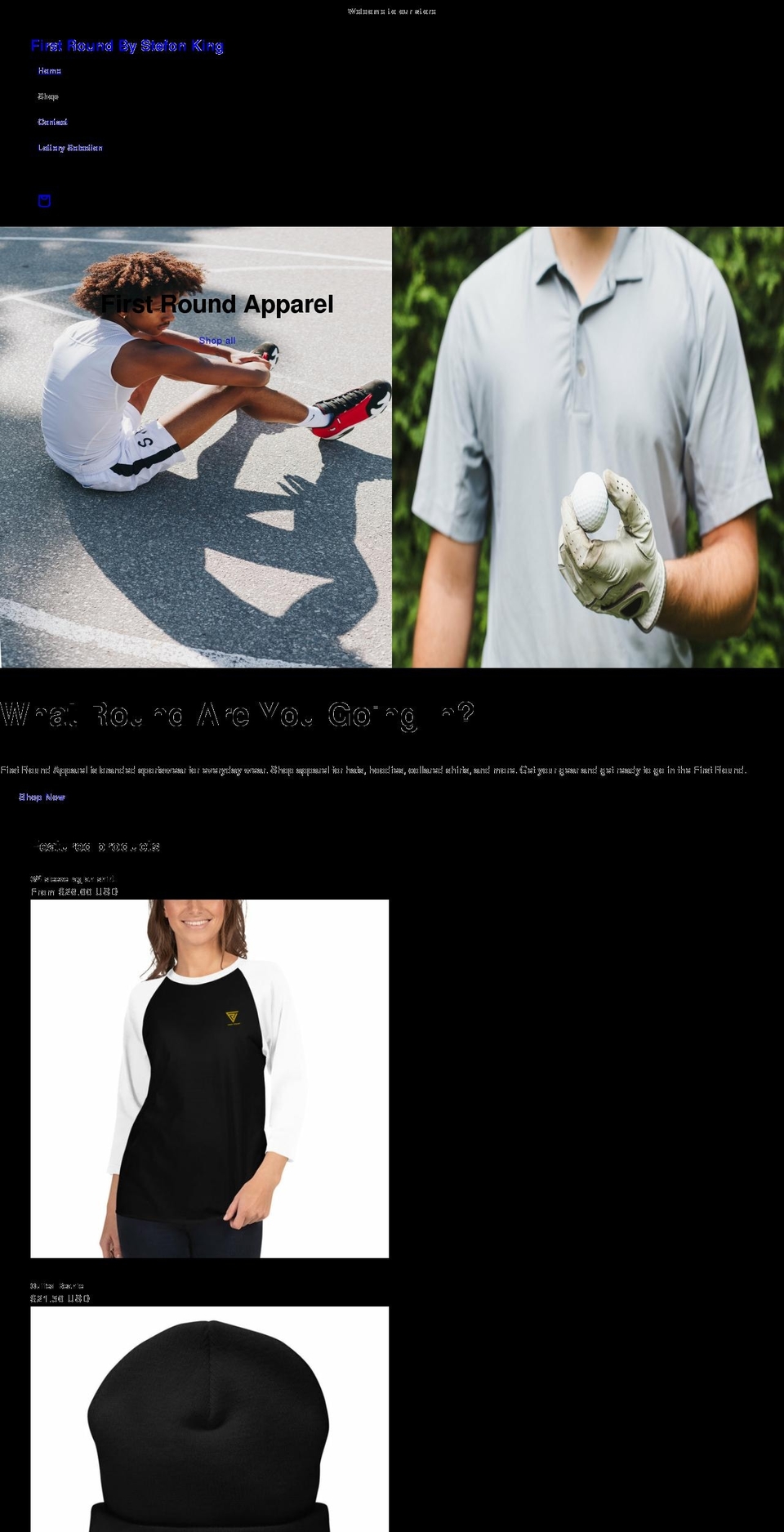 firstroundusa.com shopify website screenshot