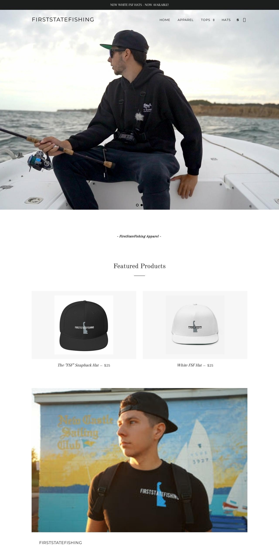 firststatefishing.com shopify website screenshot