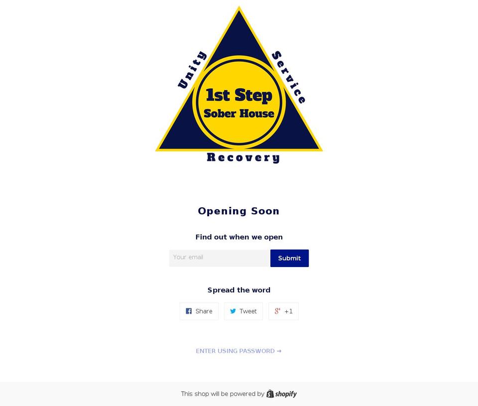 firststepsoberhouse.com — Shopify storefront screenshot
