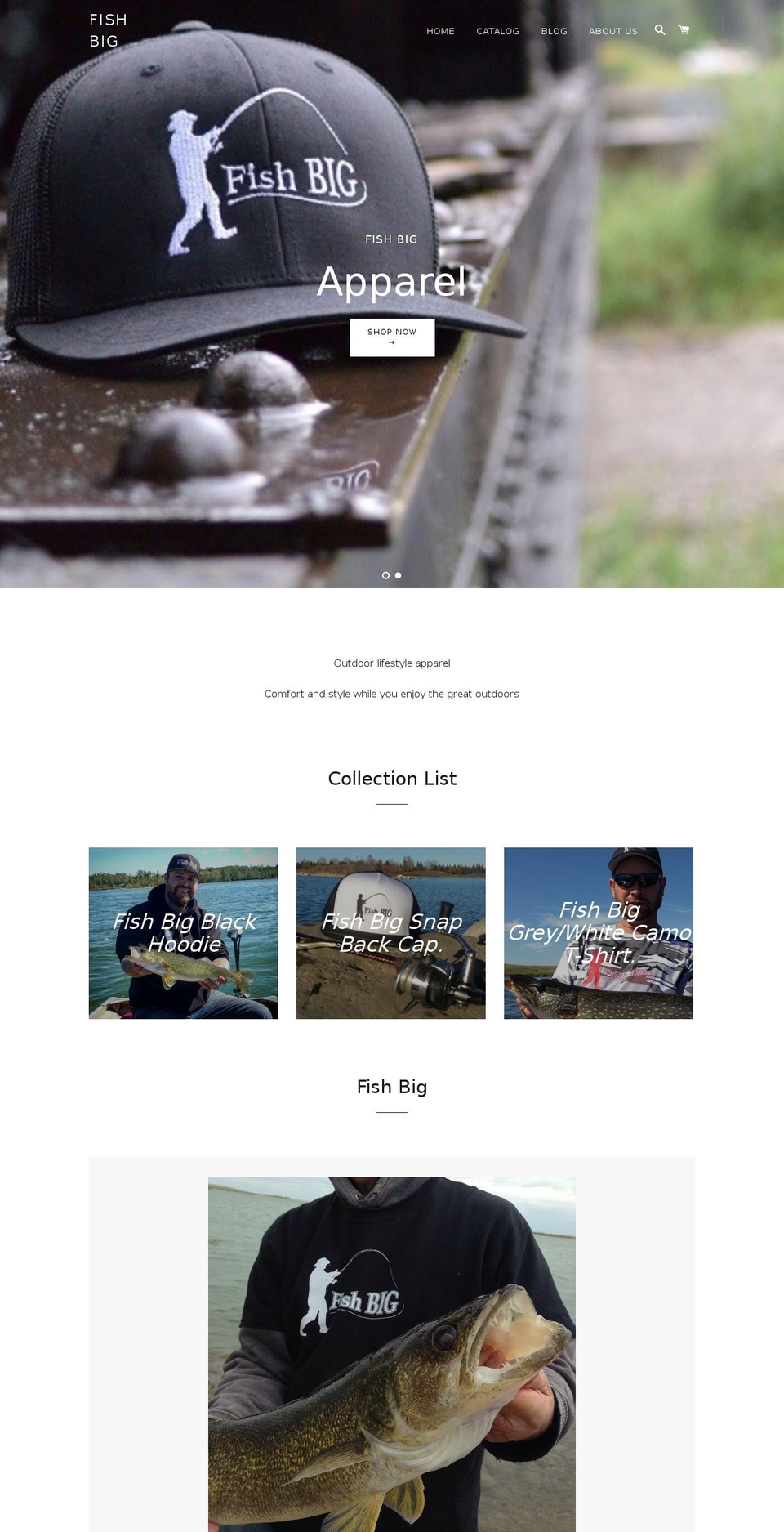 fishbigworld.com shopify website screenshot