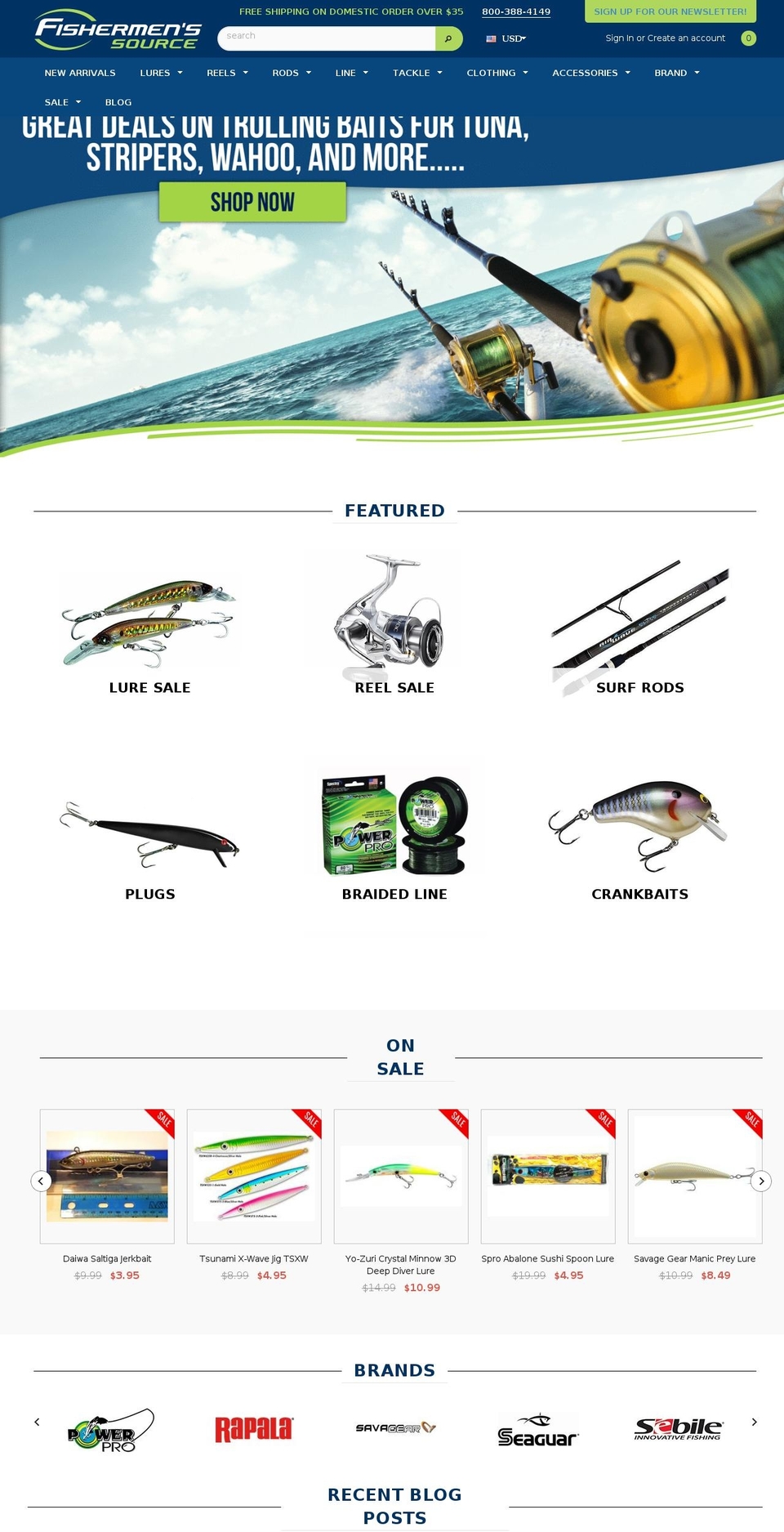 Made With ❤ By Minion Made Shopify theme site example fishermenssource.com