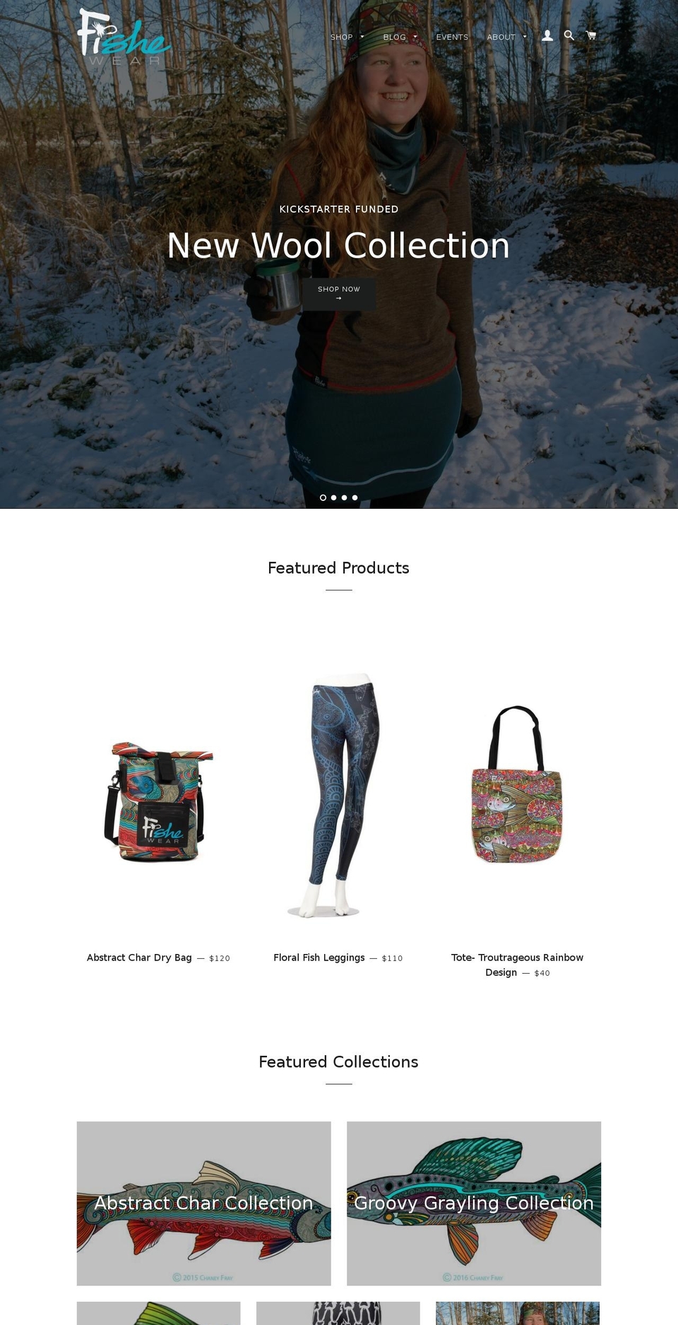 fishewear.com shopify website screenshot