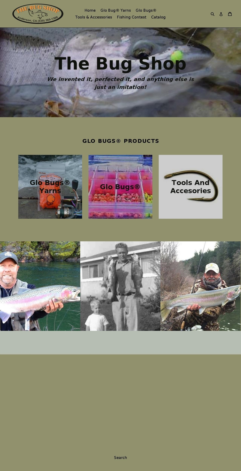 fishglobugs.com — Shopify storefront screenshot