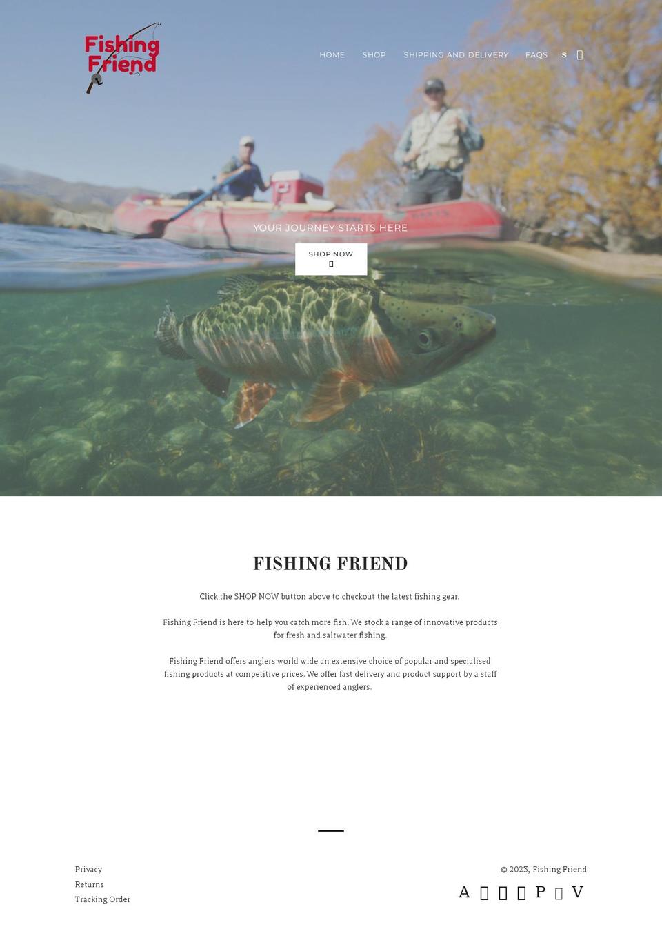 fishingfriend.store shopify website screenshot