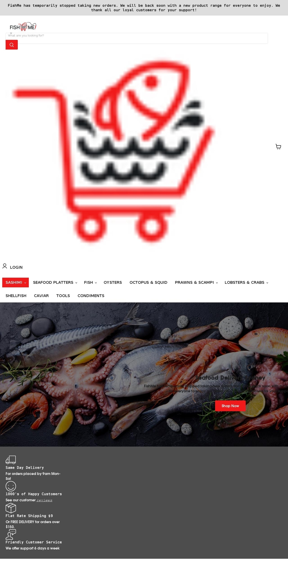fishme.com.au shopify website screenshot