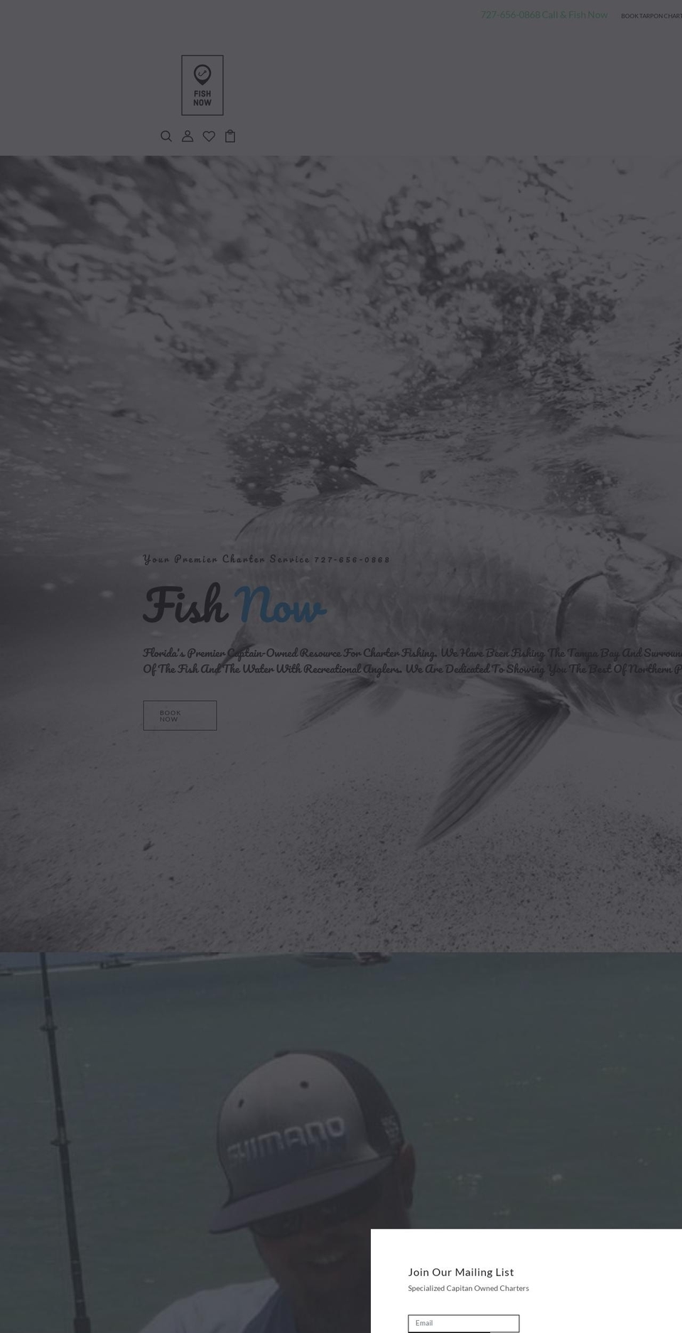 fishnow.org shopify website screenshot
