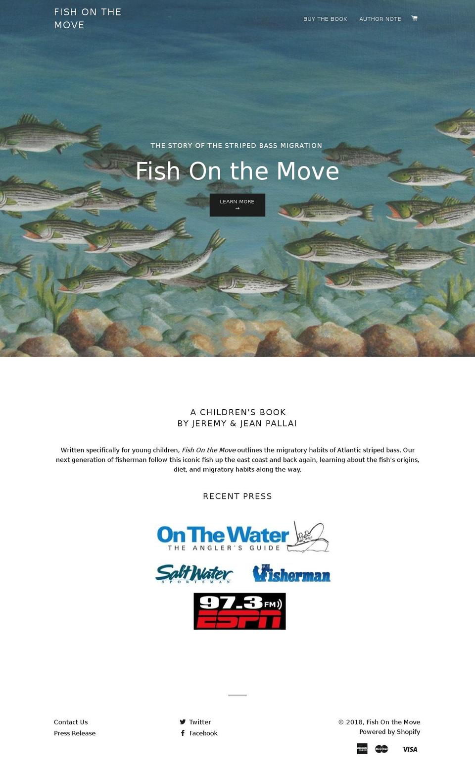 fishonthemove.net shopify website screenshot