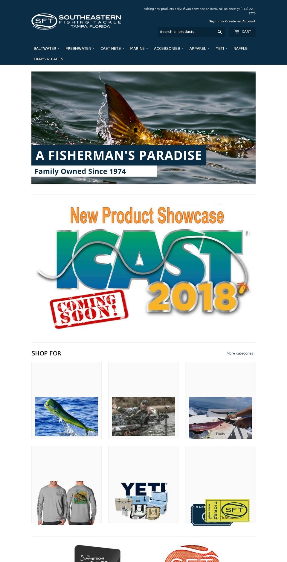 fishsoutheastern.com shopify website screenshot